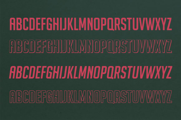 Bohgaku Family Font插图2