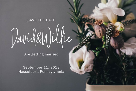 Jack and Rose Signature Font插图4