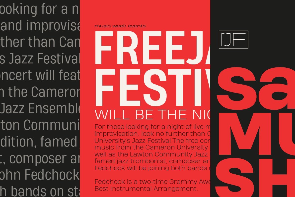 Heading Pro Text Font Family插图7