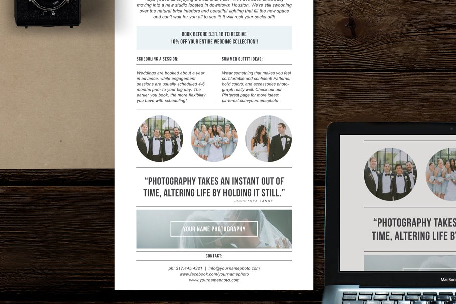 杂志风格订阅邮件模板素材库精选 Magazine Style Newsletter插图(4)