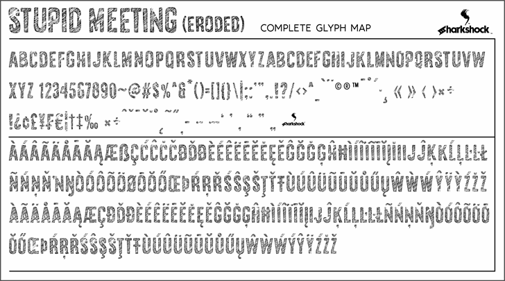 Stupid Meeting font插图 Stupid Meeting font插图