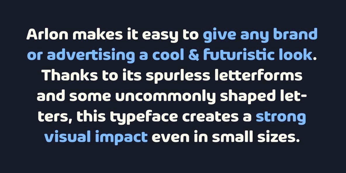 Arlon Font Family插图1