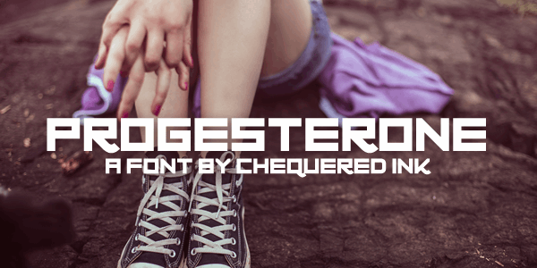 Progesterone font插图 Progesterone font插图