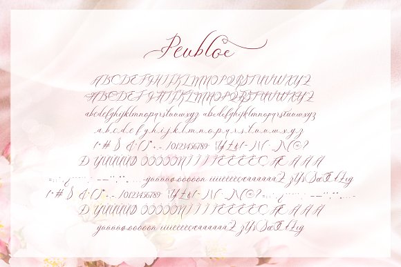 Peubloe Font插图1