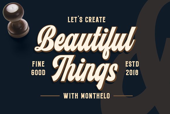 Monthelo Font插图3