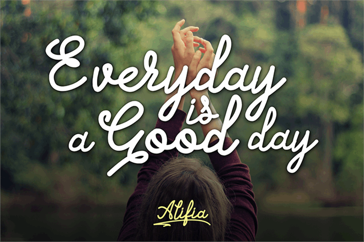 Alifia font插图1 Alifia font插图1