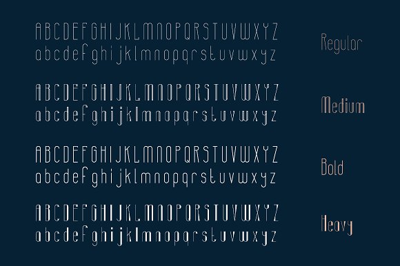 Banret. Font Family插图4