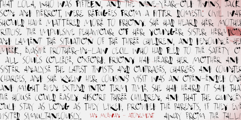 Atonement Font插图3