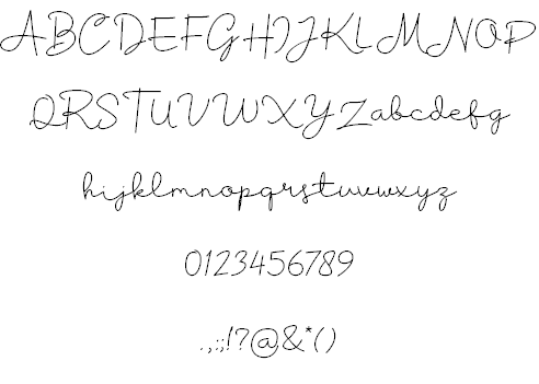 Housttik Personal Use font插图1