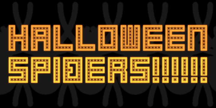 Spiderling font插图2