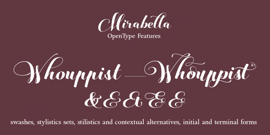 Mirabella Font Family插图3