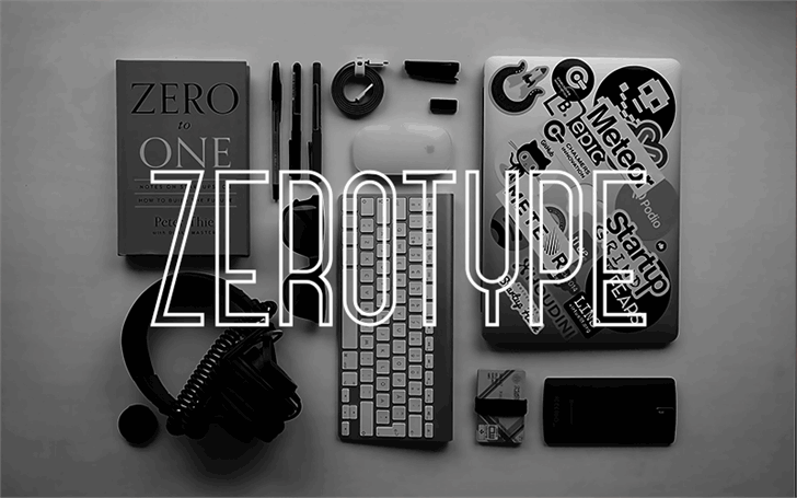 Zerotype font插图 Zerotype font插图