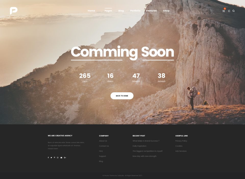 高质量网站全套 PSD 模板素材库精选 Pisces-Multi Concept PSD Template插图(2)
