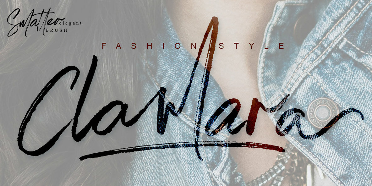 Smatter Brush Font插图5