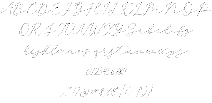 Sophia Christie font插图1