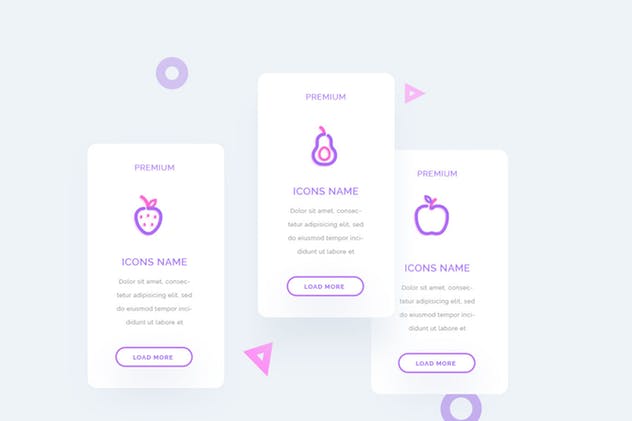 水果＆蔬菜矢量图标素材 UICON Fruits & Vegetables Icons插图(4)