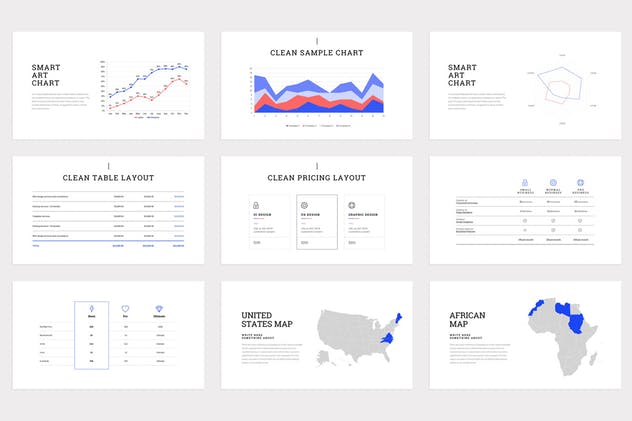 创意项目初创企业路演PPT幻灯片模板 Slab – Powerpoint Template插图(10)