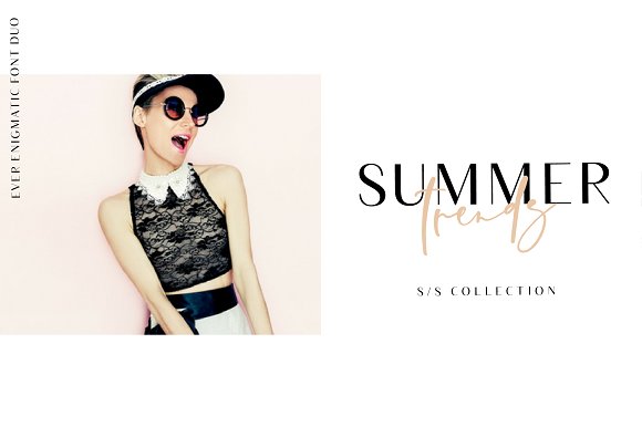 Ever Enigmatic Font Duo插图1