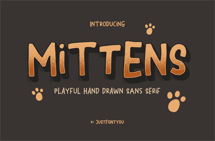 Mittens DEMO font插图