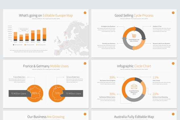 业务发展规划方案PPT幻灯片设计模板 Business Development PowerPoint Template插图(11)