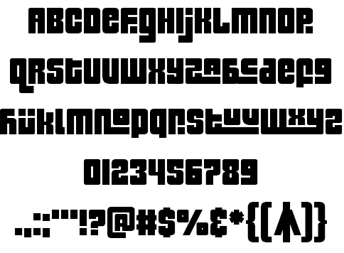 Pinch My Ride font插图1