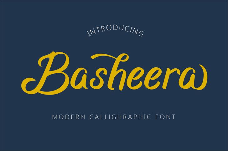 Basheera font插图 Basheera font插图