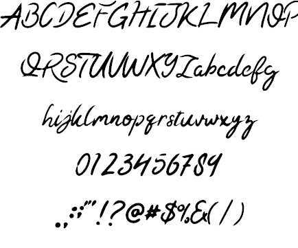 Kaysan Signature font插图1 Kaysan Signature font插图1