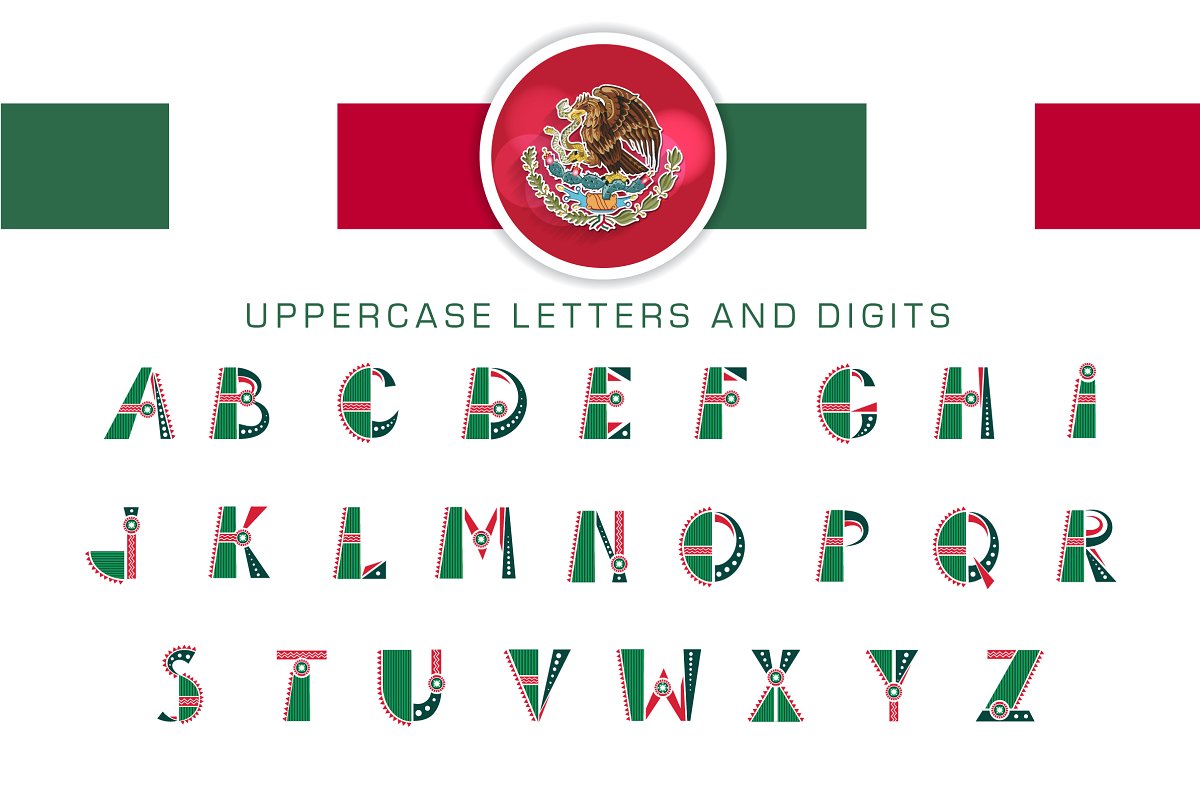 OTF color font Mexifont插图1