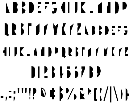 Gudariak font插图2