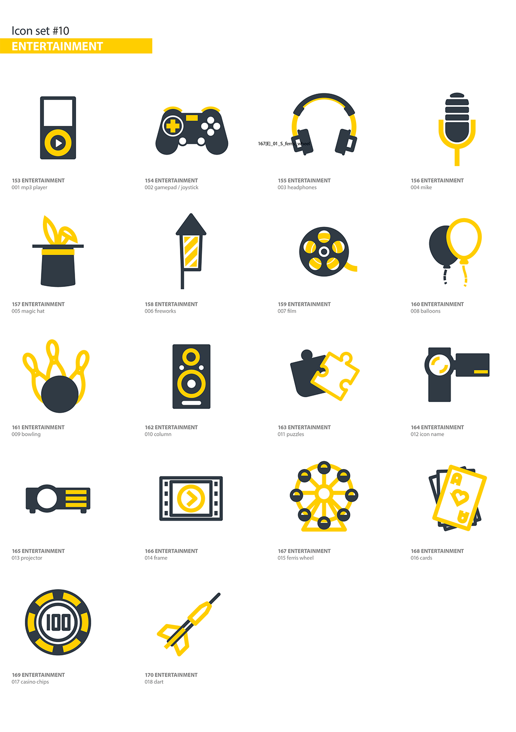 300+多行业分类扁平设计风格矢量图标素材 300+ Flat Icons Package插图(9)