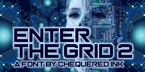Enter the Grid 2 font插图 Enter the Grid 2 font插图