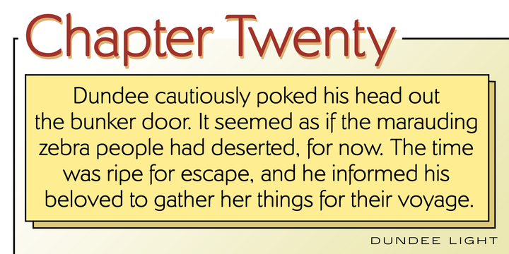 Dundee Font Family插图1