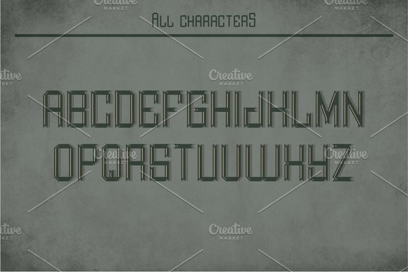 Milestone Vintage Label Typeface插图1