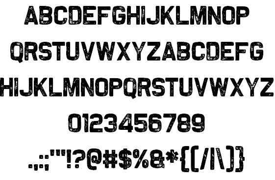 The Slug and Lion font插图1