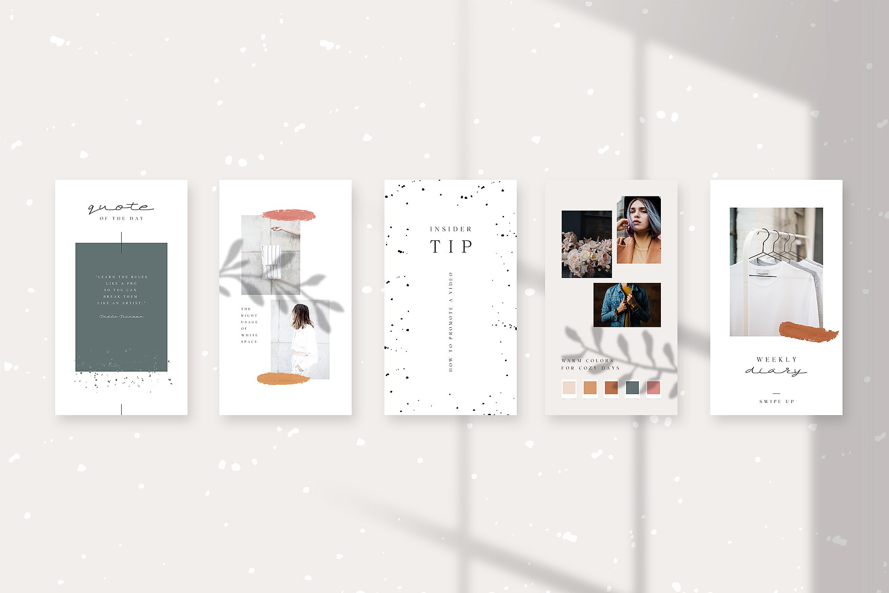 时尚极简的Instagram故事动画模板素材库精选 ANIMATED Instagram Stories – Lucia [psd]插图(8)