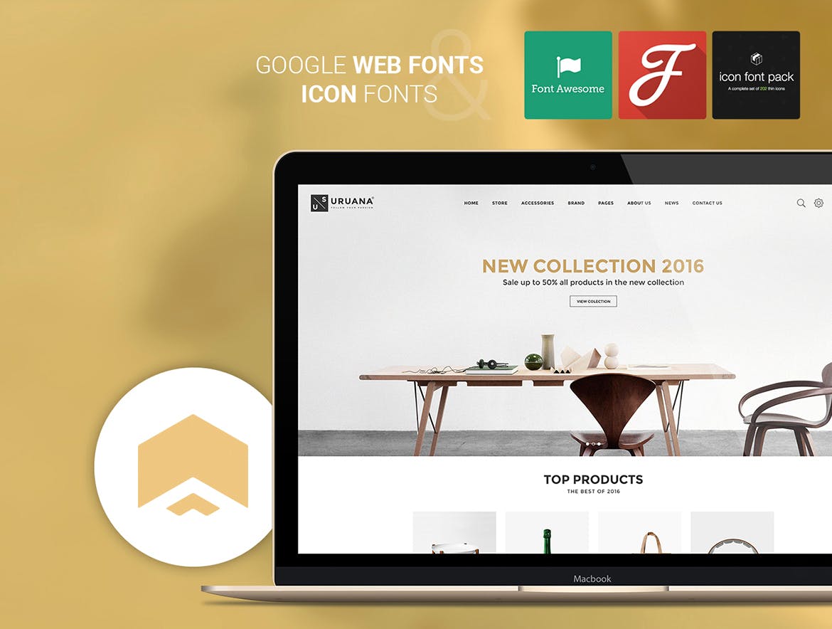 优雅简约多用途电子商务HTML网上商城模板素材库精选 Uruana | Multi Store Responsive HTML Template插图(4)