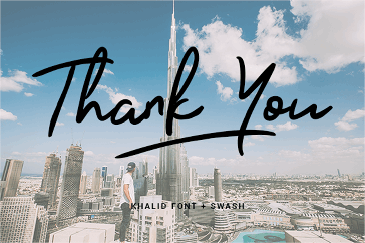 Khalid Personal font插图9