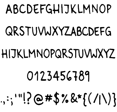 Stop Yelling font插图1 Stop Yelling font插图1