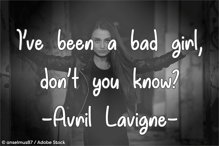 Bad Unicorn DEMO font插图1