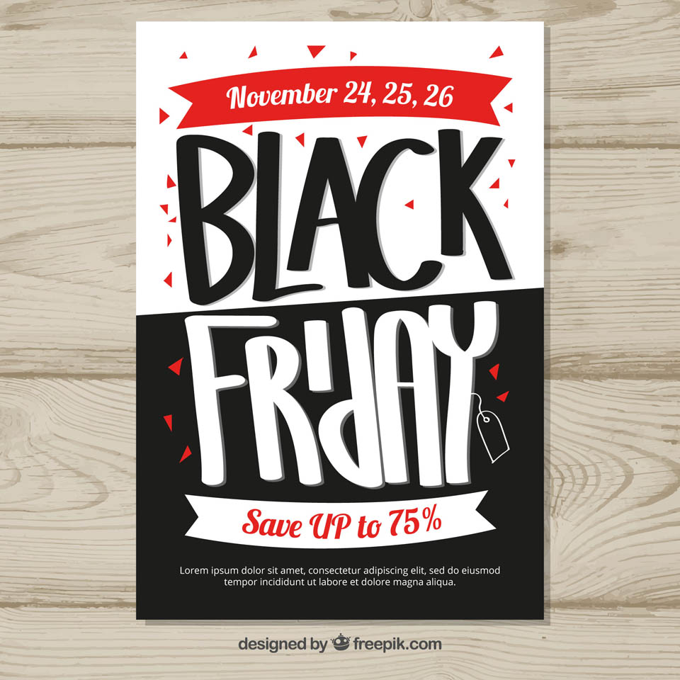 第四弹：30+黑色星期五促销广告物料素材 Black Friday Sales Graphics插图(32)