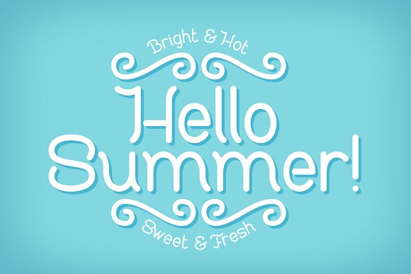 Sweet & Fresh font with Mockup Font插图1