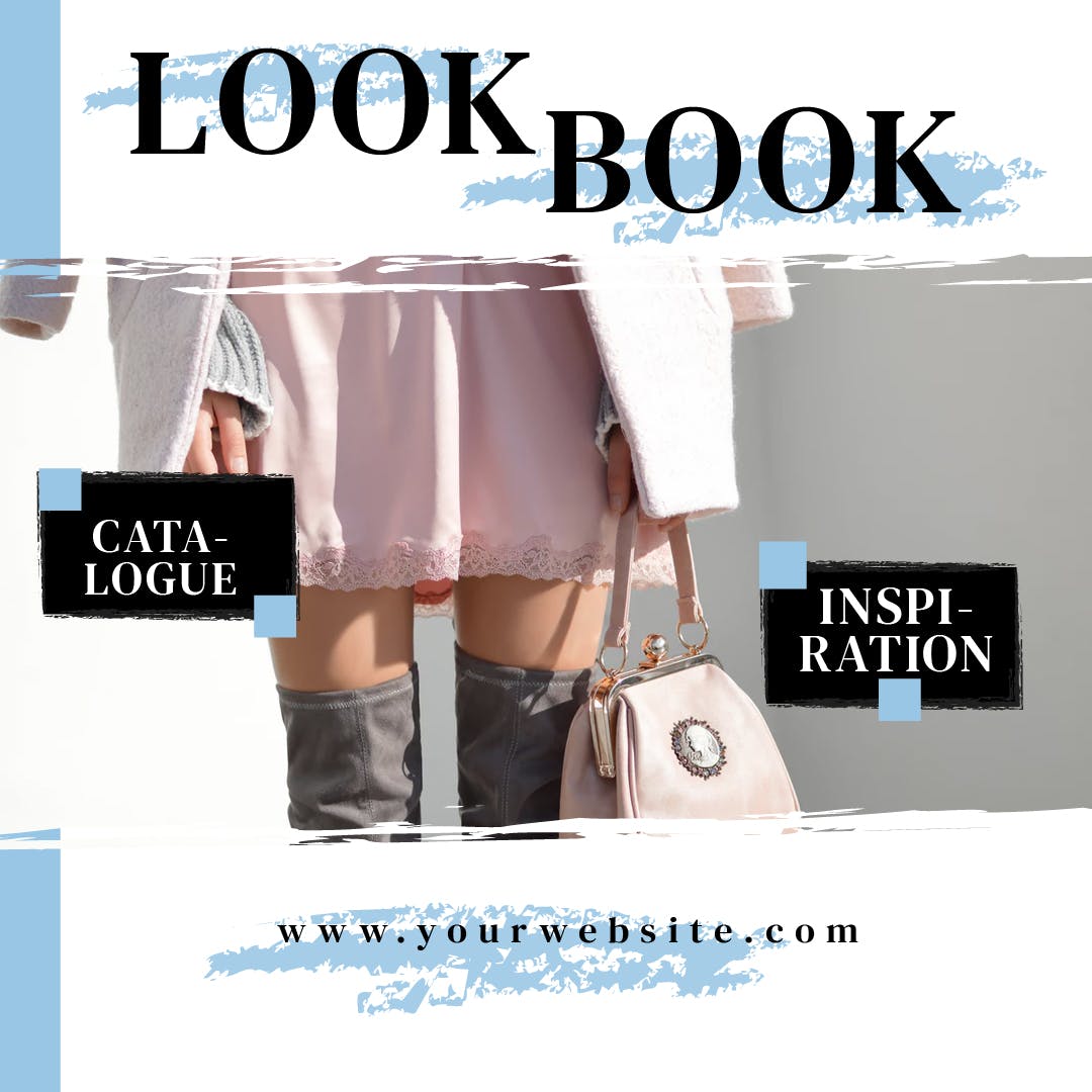 时尚品牌社交媒体推广设计模板素材库精选素材 Fashion Exhibition Media Banners插图(8)