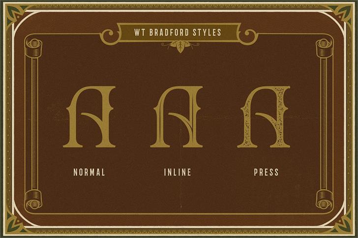 Bradford font插图4