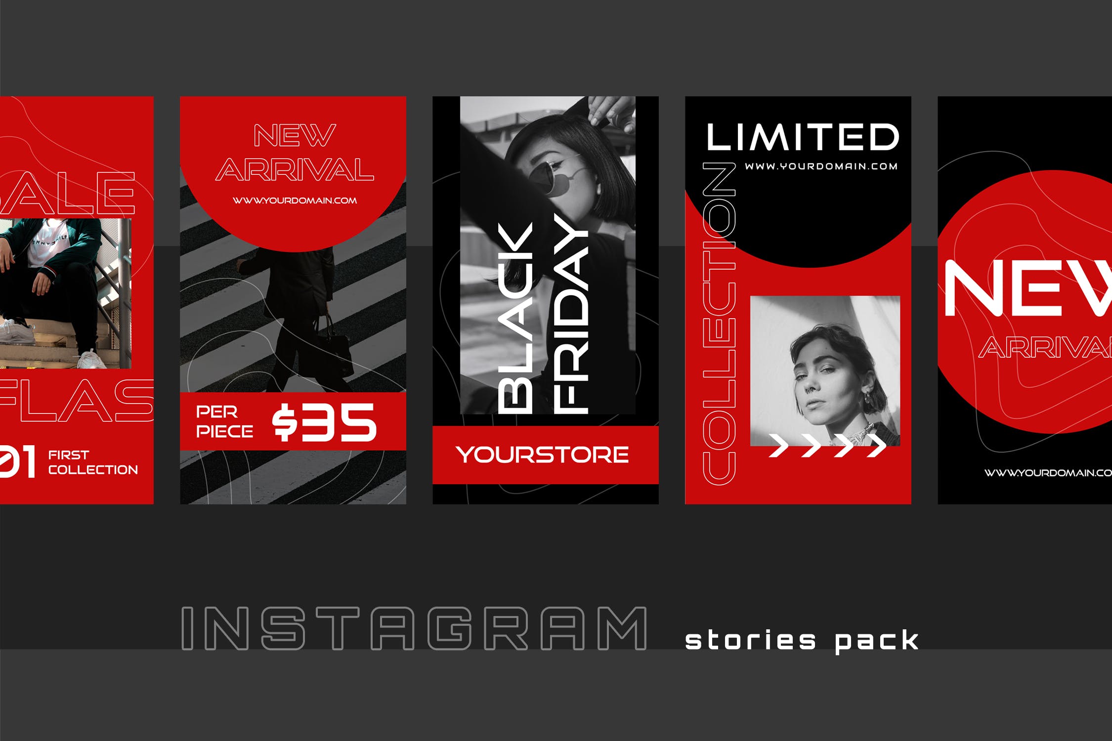 Instagram社交网站品牌故事设计工具包 Fiften – Instagram Stories – Social Media Kit插图(2)