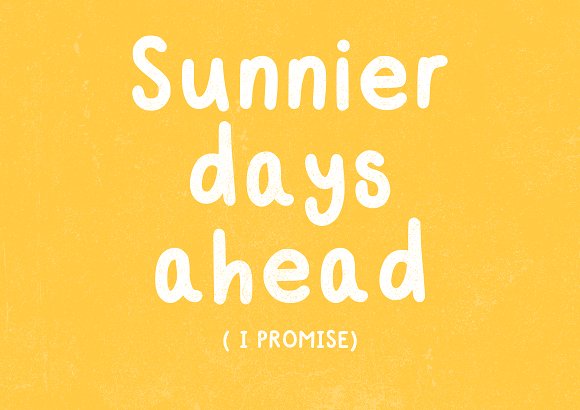 Nice – A Simple Handwriting Font插图1