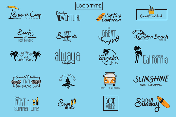 Holiday Summer Beach Font插图1