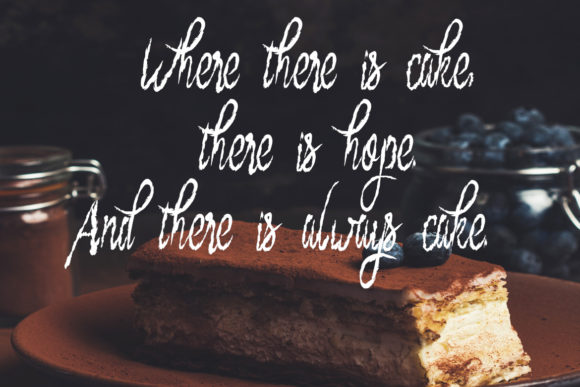 Blueberry Brush Font插图2