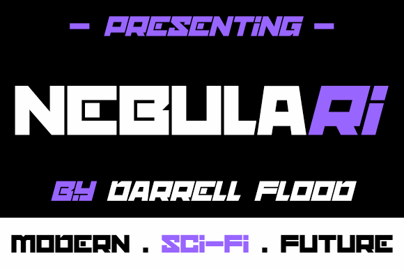 nebulari font插图
