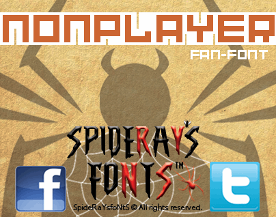 NONPLAYER font插图 NONPLAYER font插图