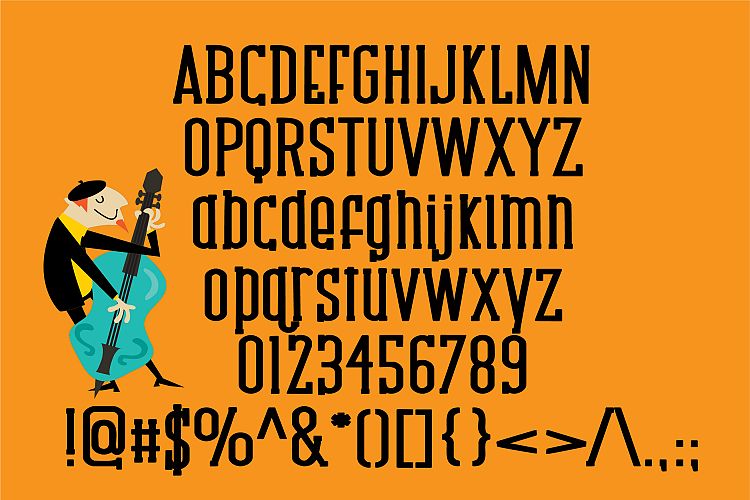 ZP Hustle TimelyRegular Font插图2